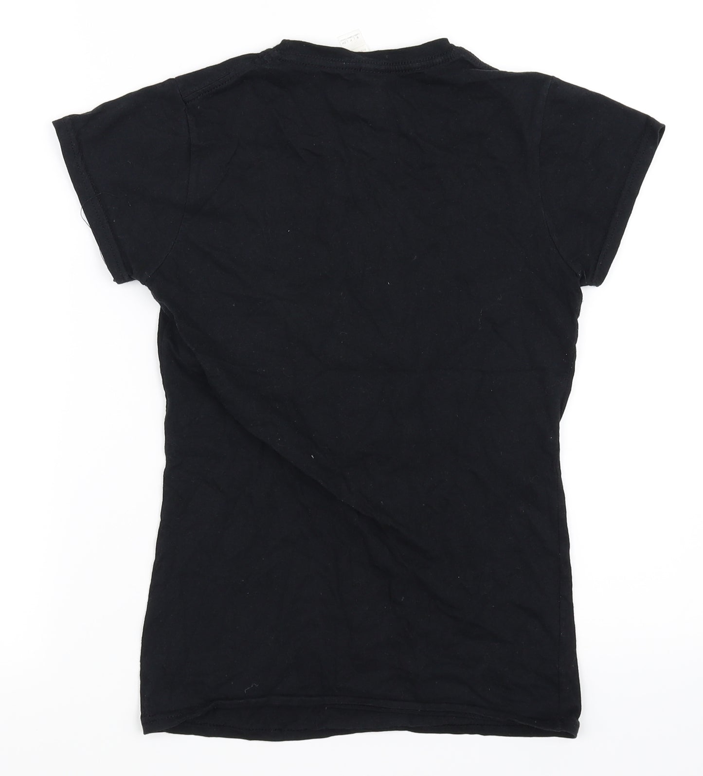 blackveilbrides Womens Black   Basic T-Shirt Size S