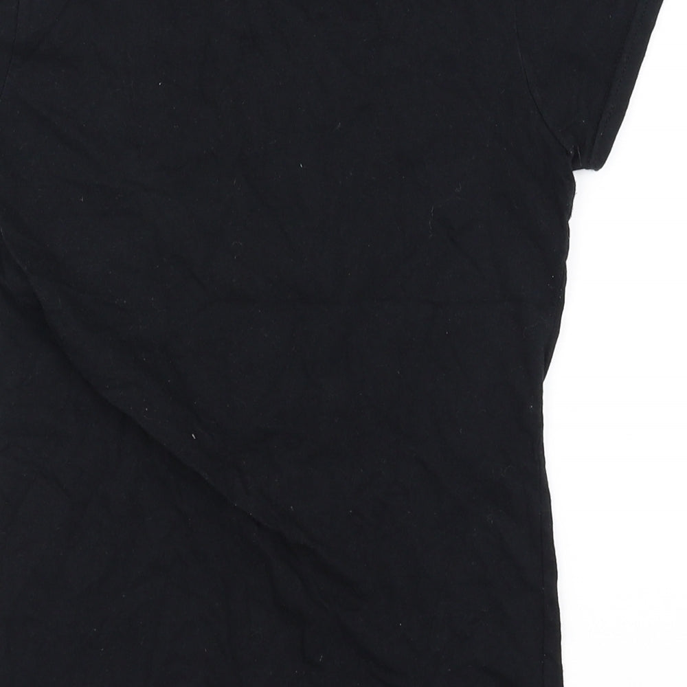blackveilbrides Womens Black   Basic T-Shirt Size S