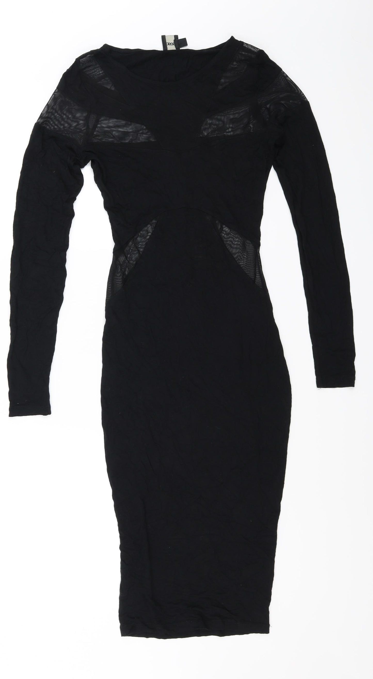 ASOS Womens Black   Bodycon  Size 8