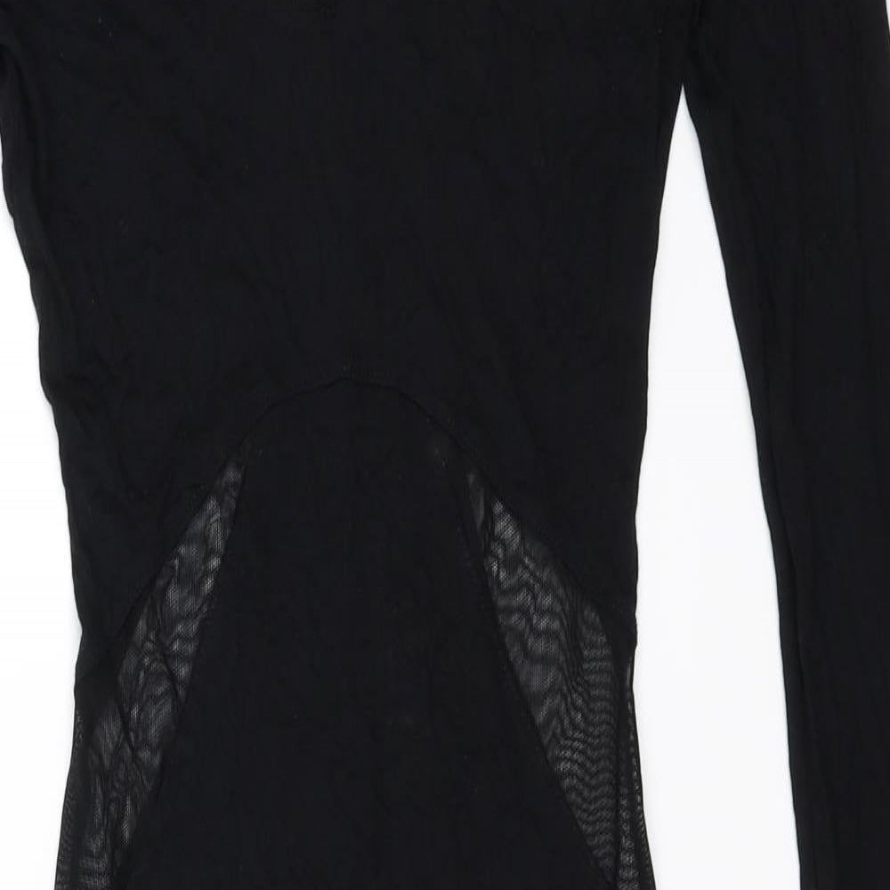 ASOS Womens Black   Bodycon  Size 8