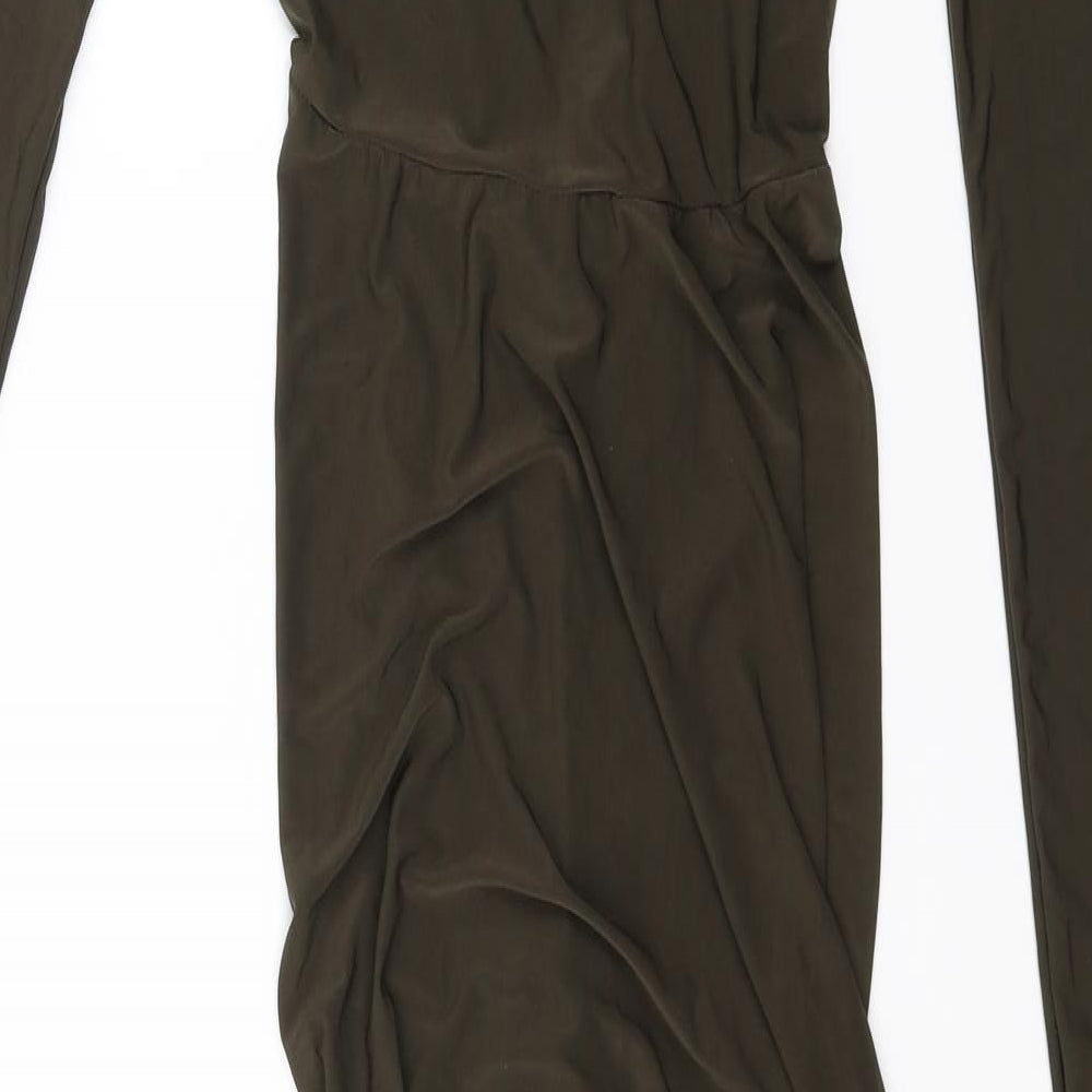 PRETTYLITTLETHING Womens Brown   Bodycon  Size 6