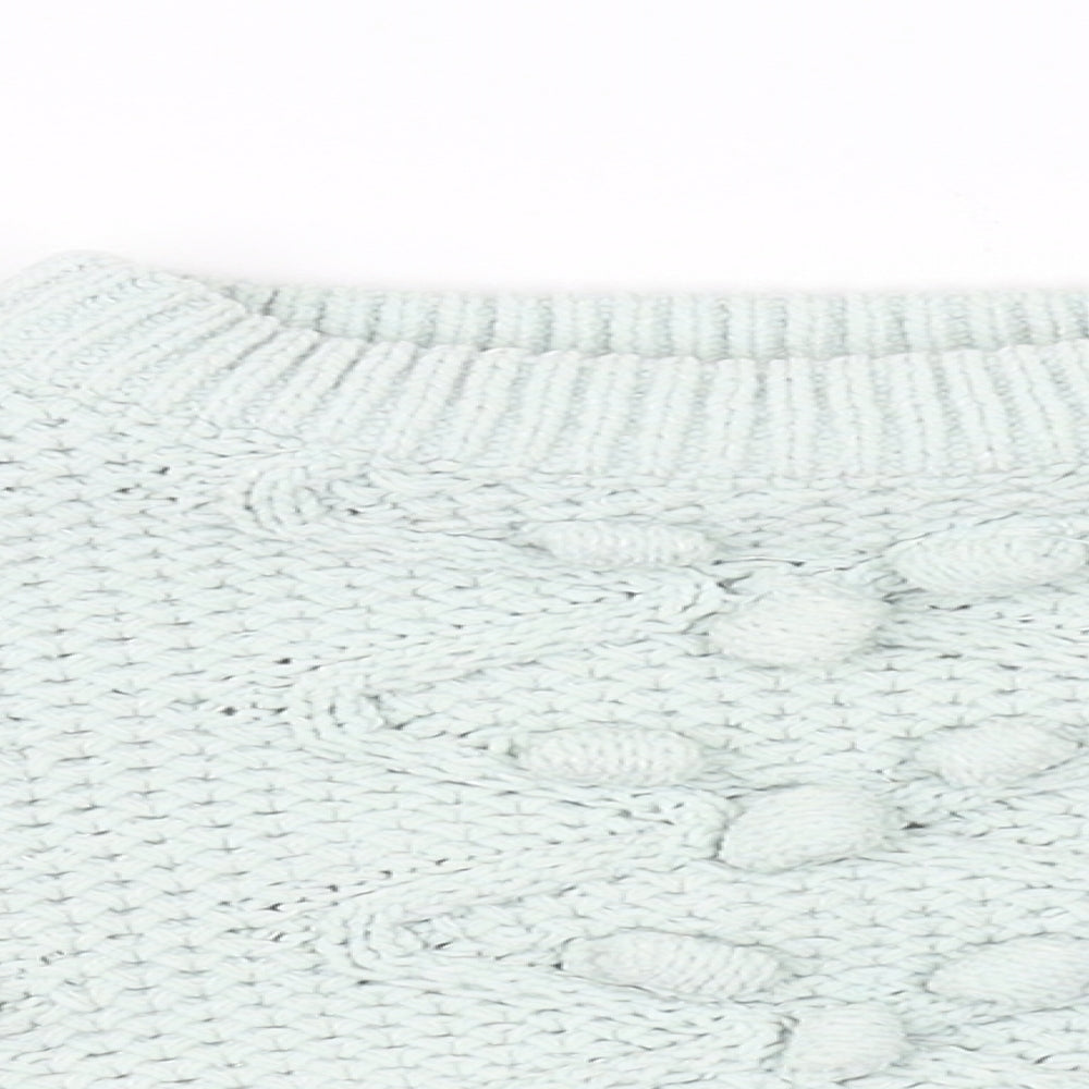Zara Girls Green   Pullover Jumper Size 6-7 Years