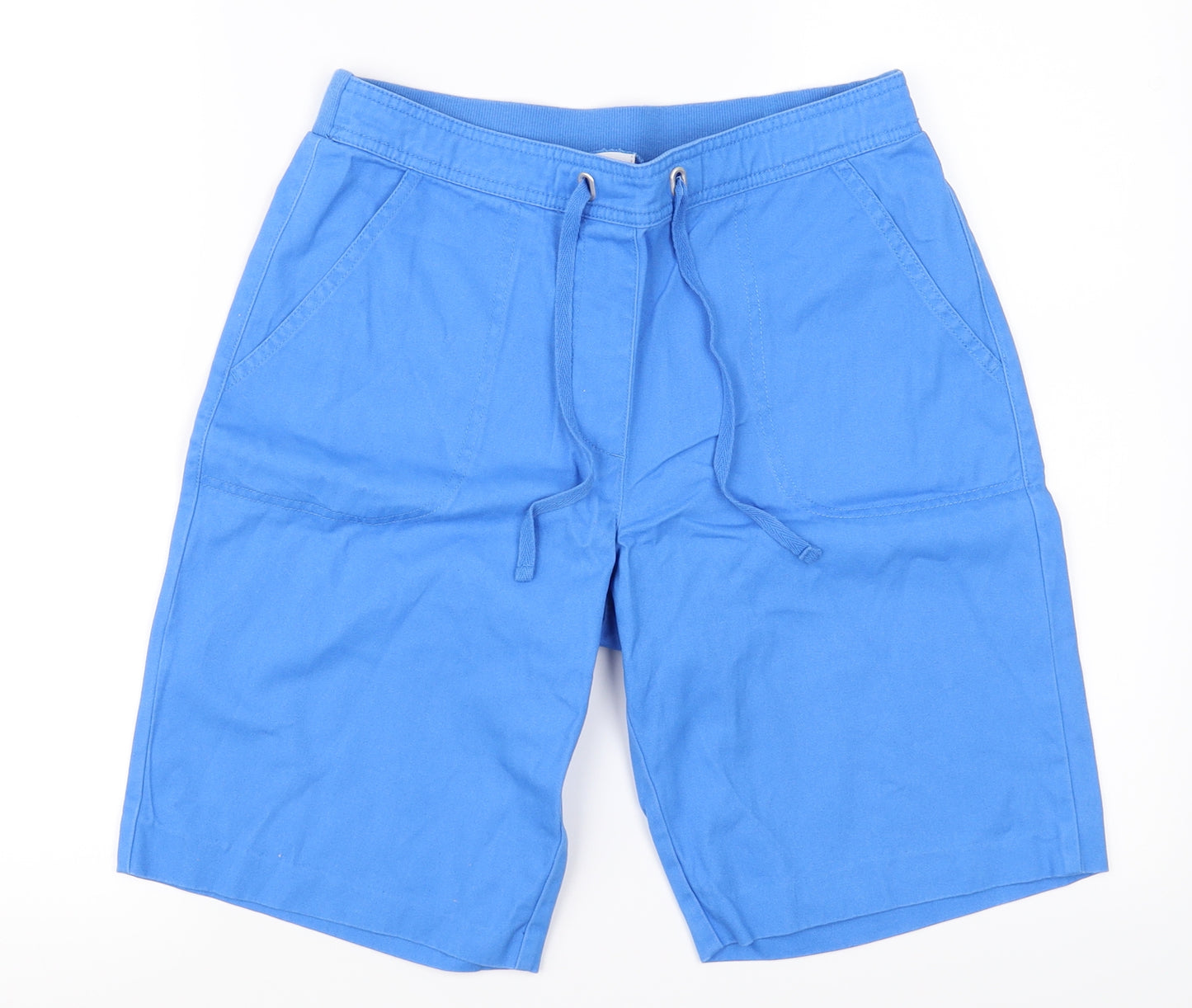 Cotton Traders Womens Blue   Chino Shorts Size 10