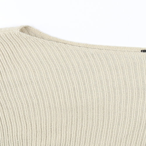 pearl knitwear Womens Beige   Pullover Jumper Size XS