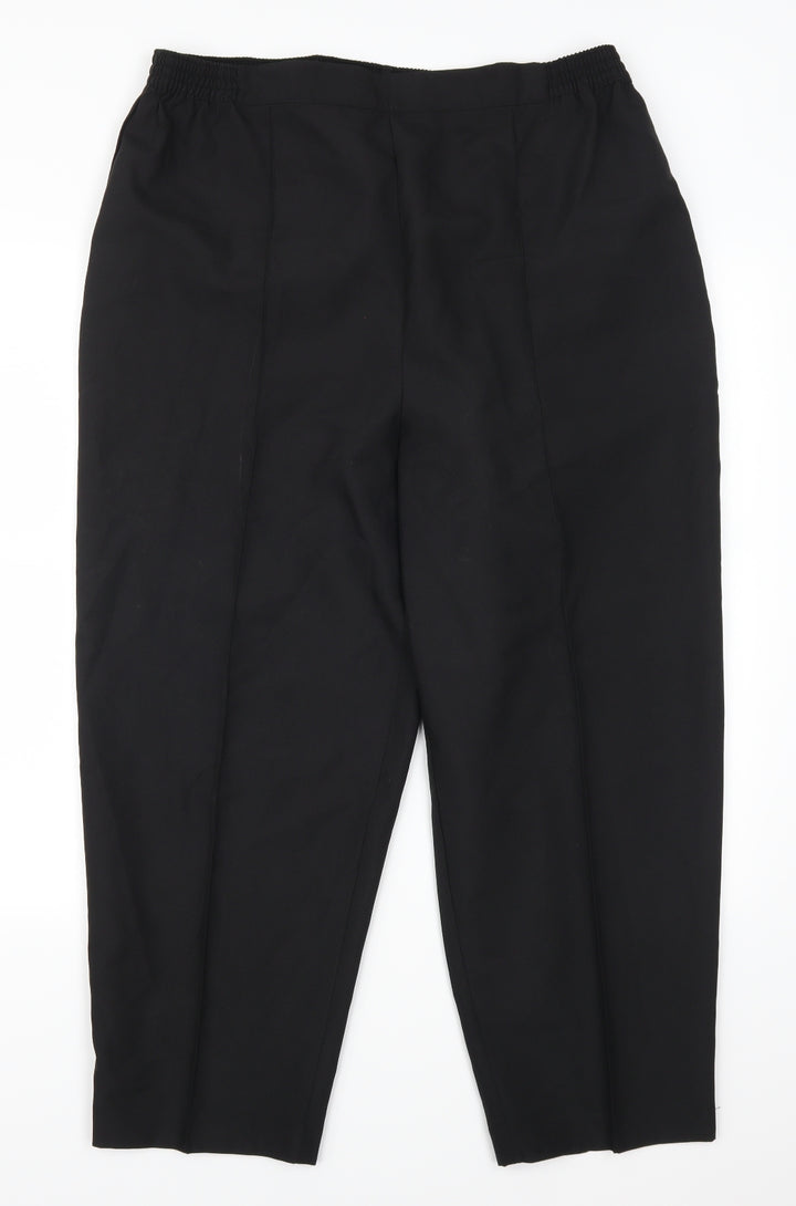 Amalina Womens Black   Trousers  Size 36 in L25 in