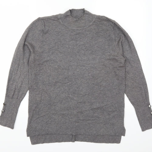 Peacocks Womens Grey   Pullover Jumper Size 12