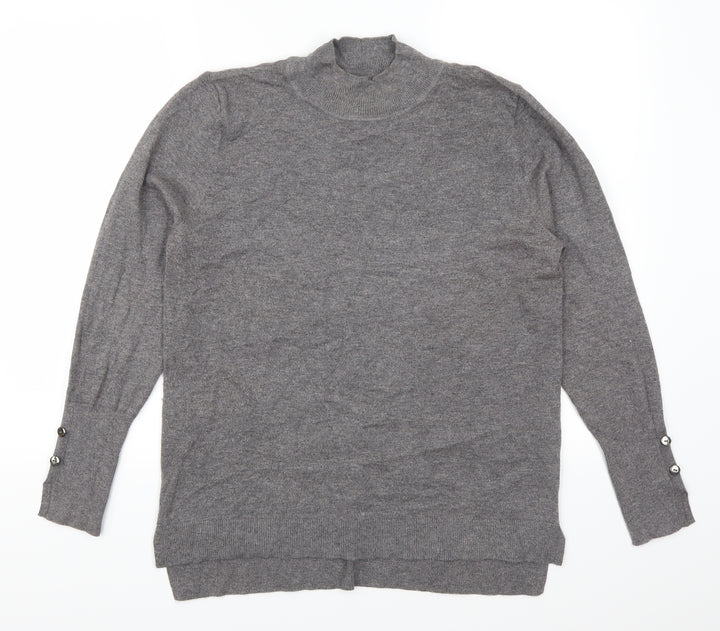 Peacocks Womens Grey Pullover Jumper Size 12
