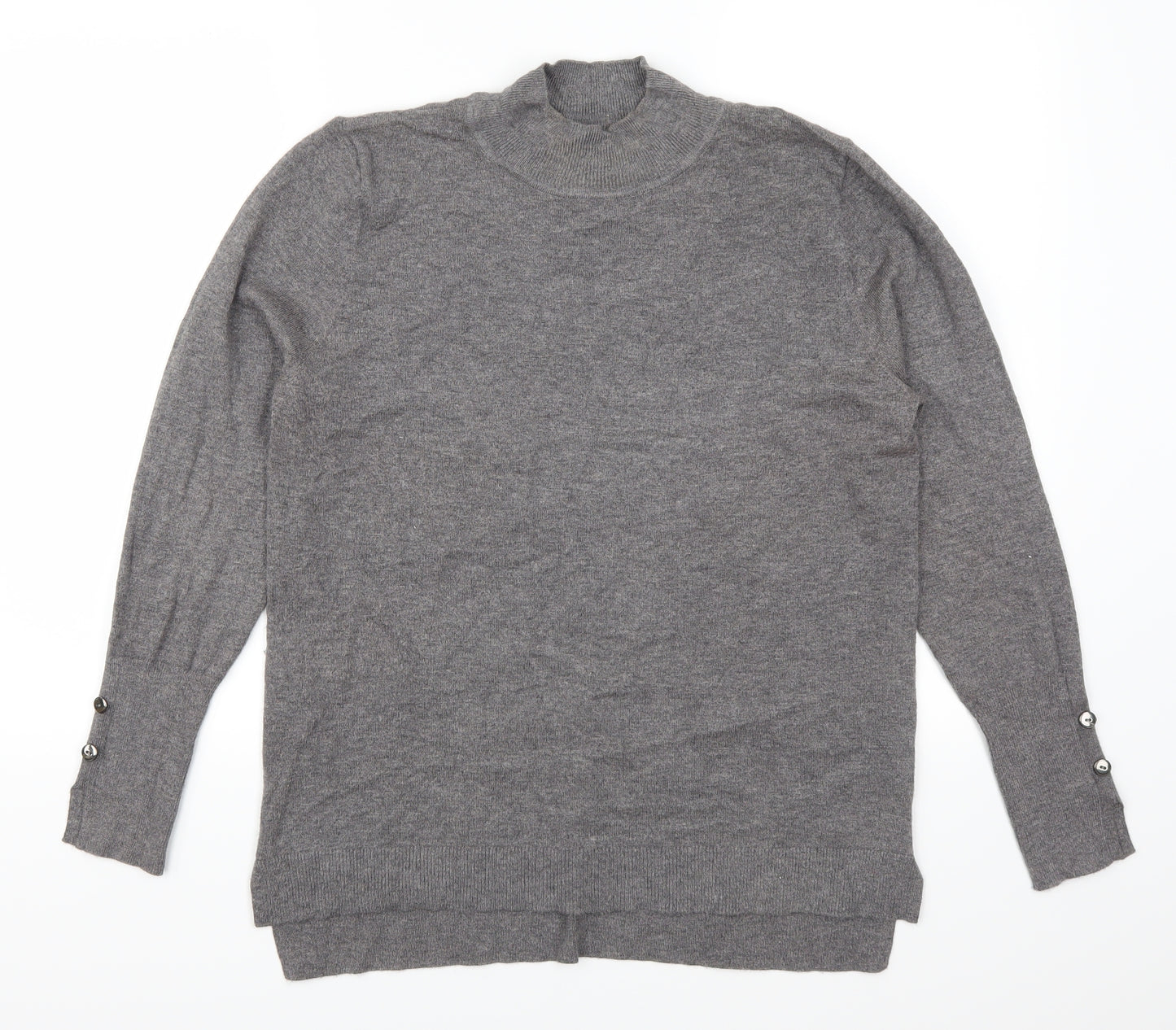Peacocks Womens Grey   Pullover Jumper Size 12