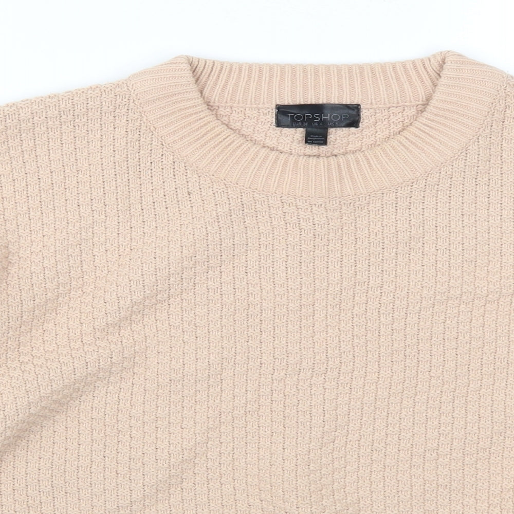 Topshop Womens Pink   Pullover Jumper Size 8