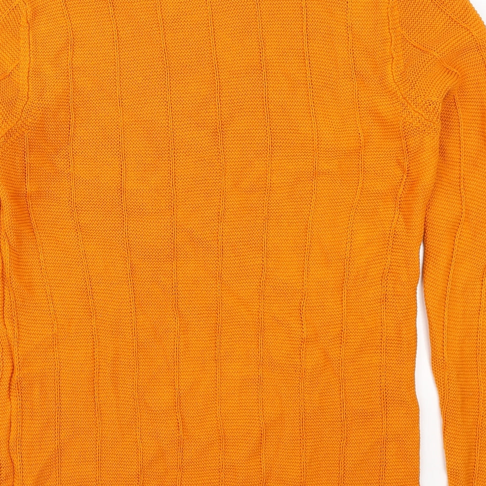 Primark Mens Orange   Pullover Jumper Size L