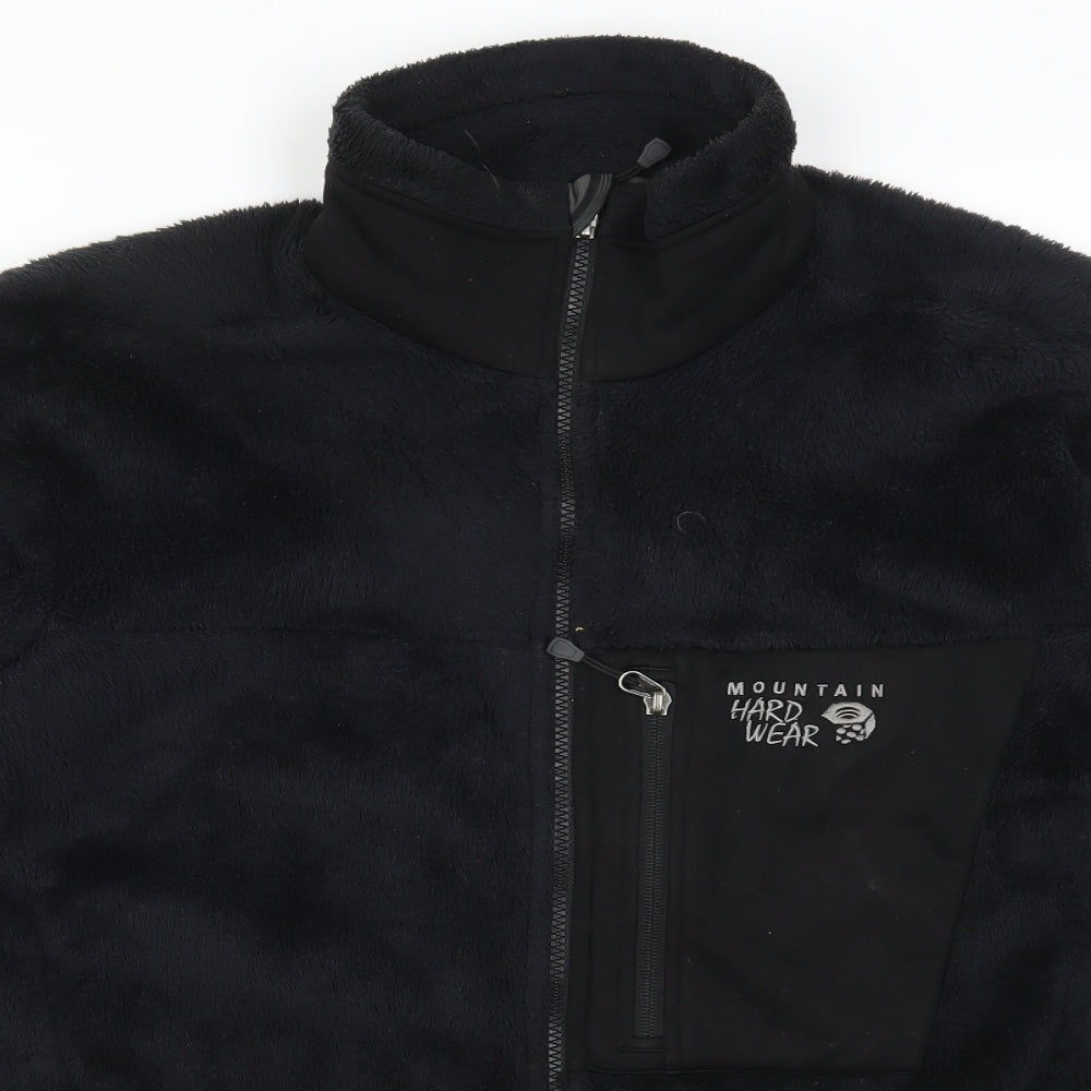Mountain Hardwear Mens Black  Fleece Jacket  Size L