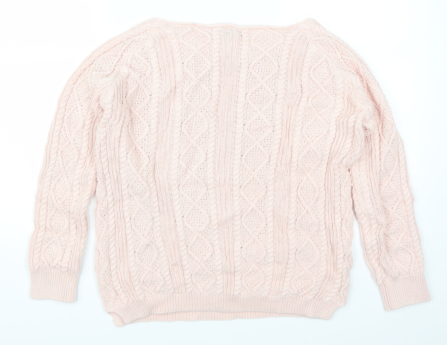 Tru Collection Womens Pink   Pullover Jumper Size S