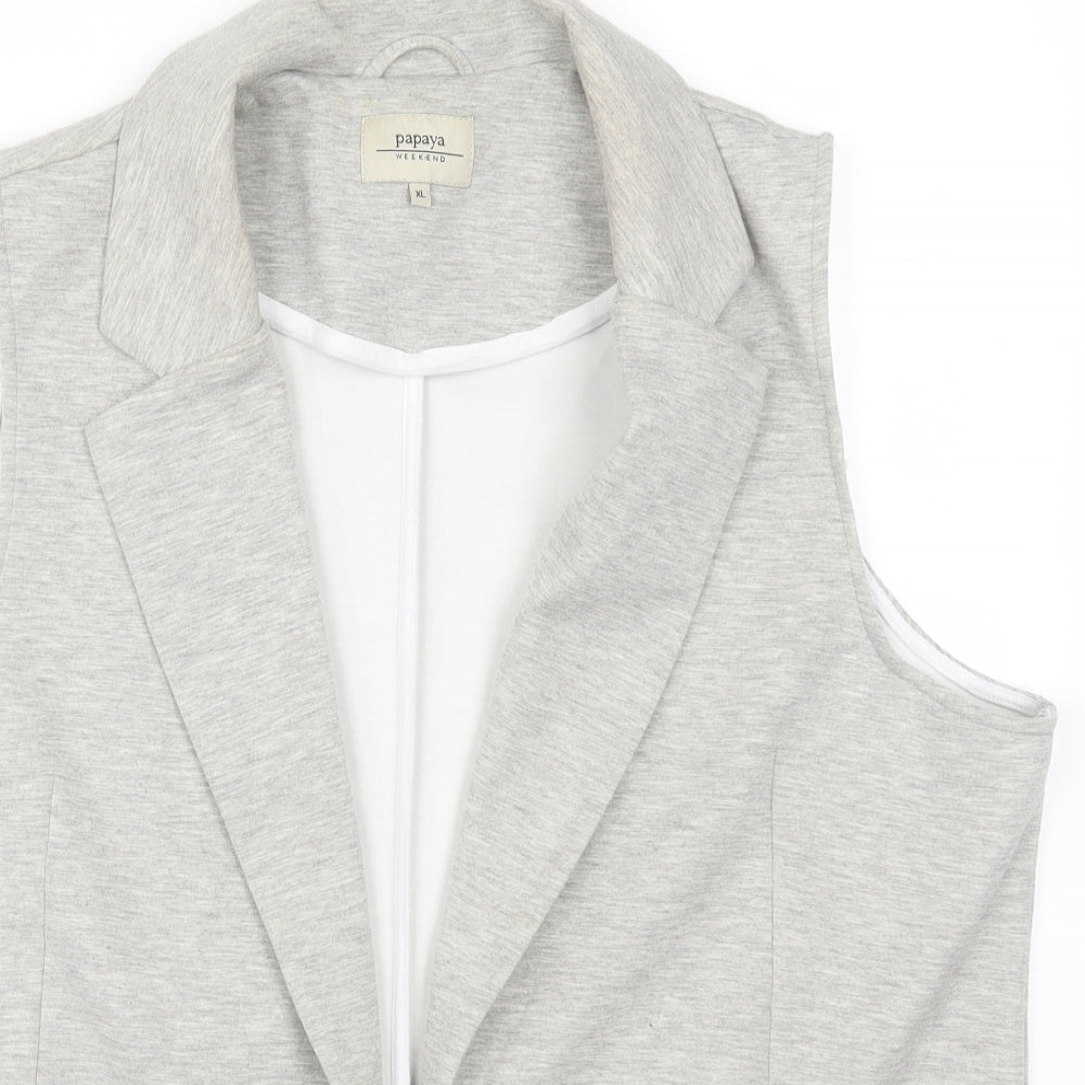 Papaya Womens Grey   Jacket  Size XL