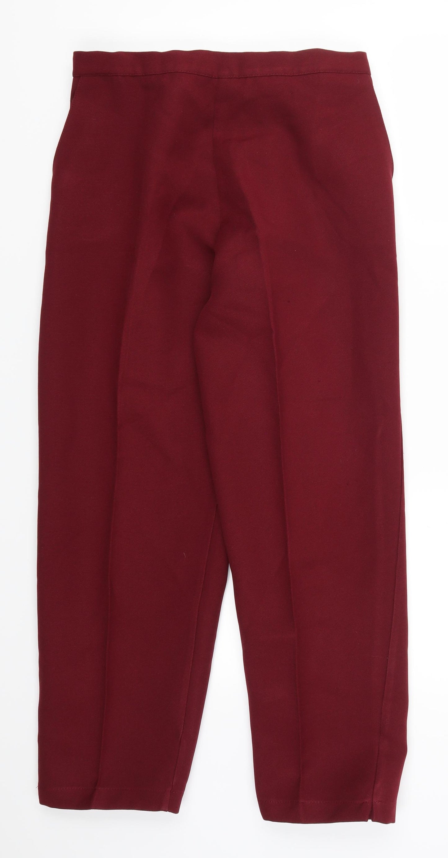 Preworn Womens Red   Trousers  Size 32 in L26 in