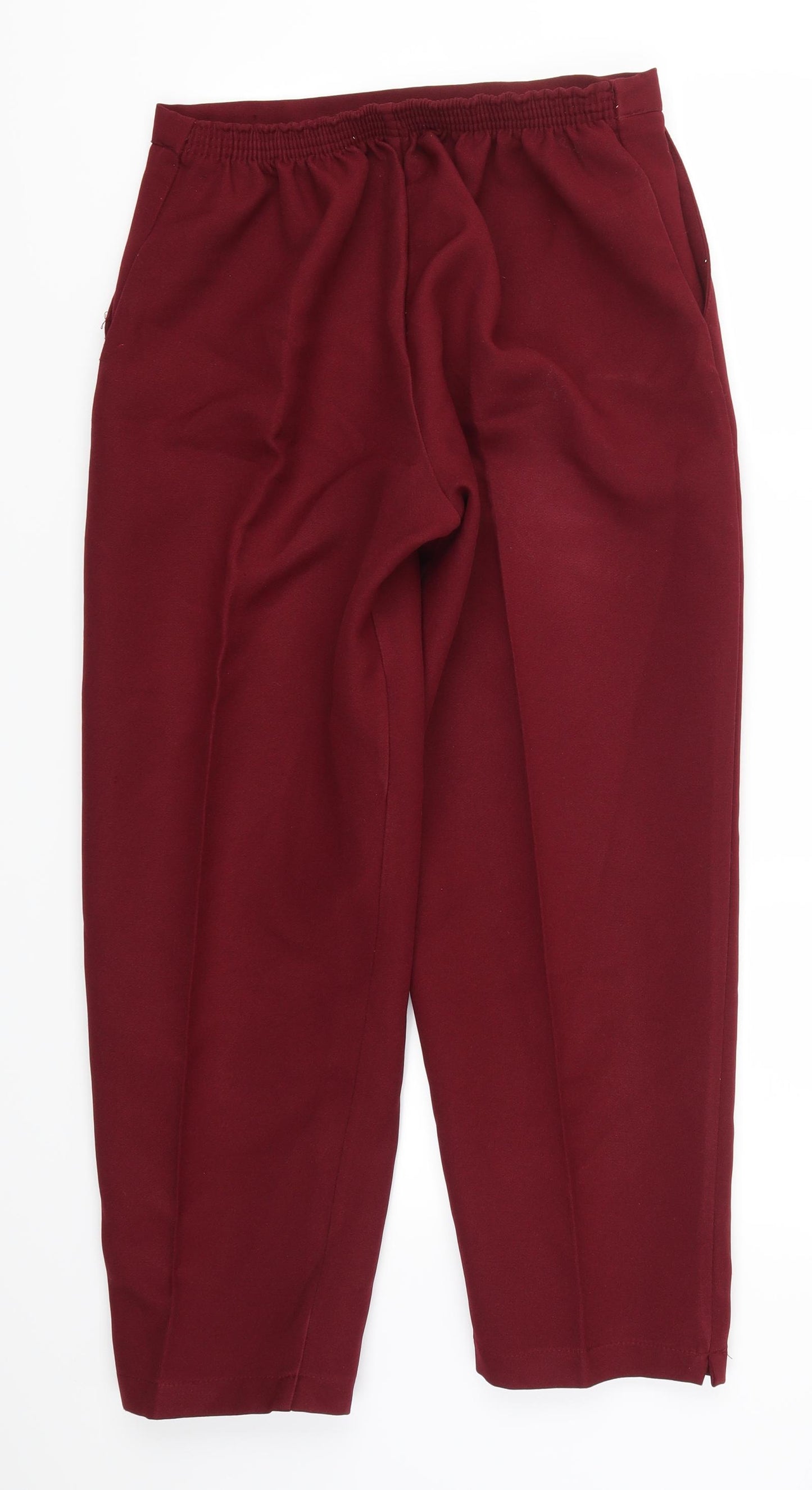Preworn Womens Red   Trousers  Size 32 in L26 in