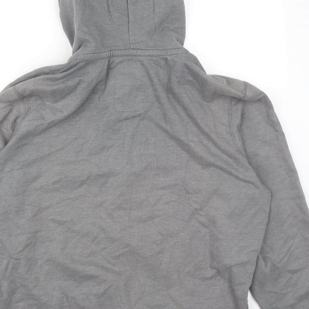 Denim 73 Mens Grey   Full Zip Hoodie Size XL  - Dakota 08