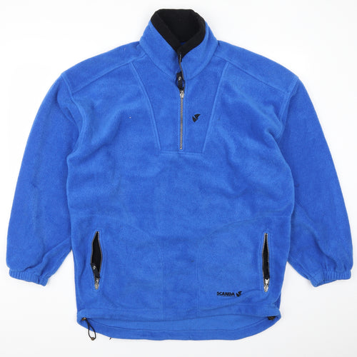Skanda Mens Blue  Fleece Jacket  Size L