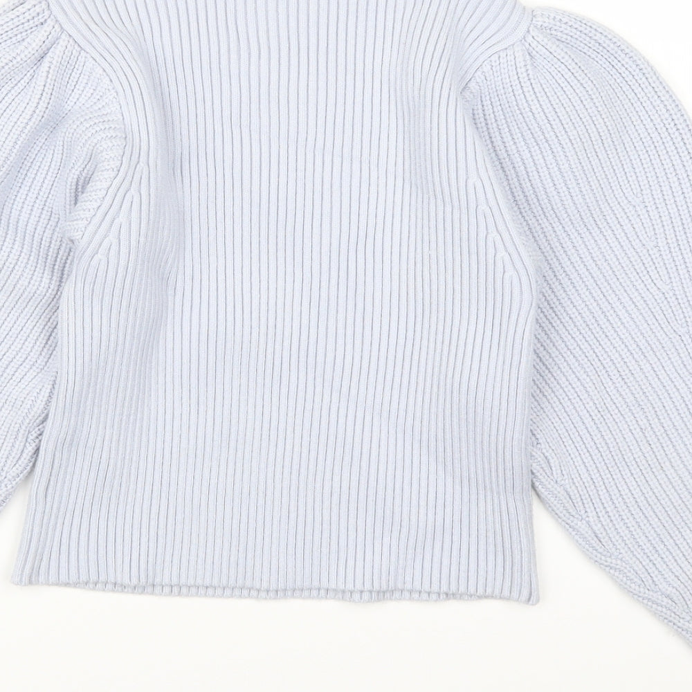 Zara Womens Blue   Pullover Jumper Size M