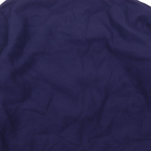 Anne De Lancay Womens Blue  Fleece Jacket  Size M