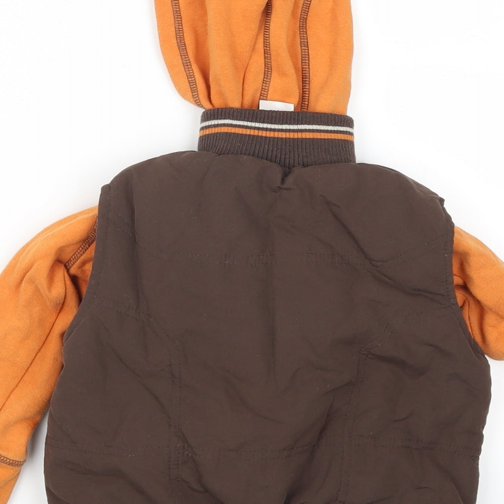 Urban Rascals Boys Orange   Jacket Coat Size 2-3 Years