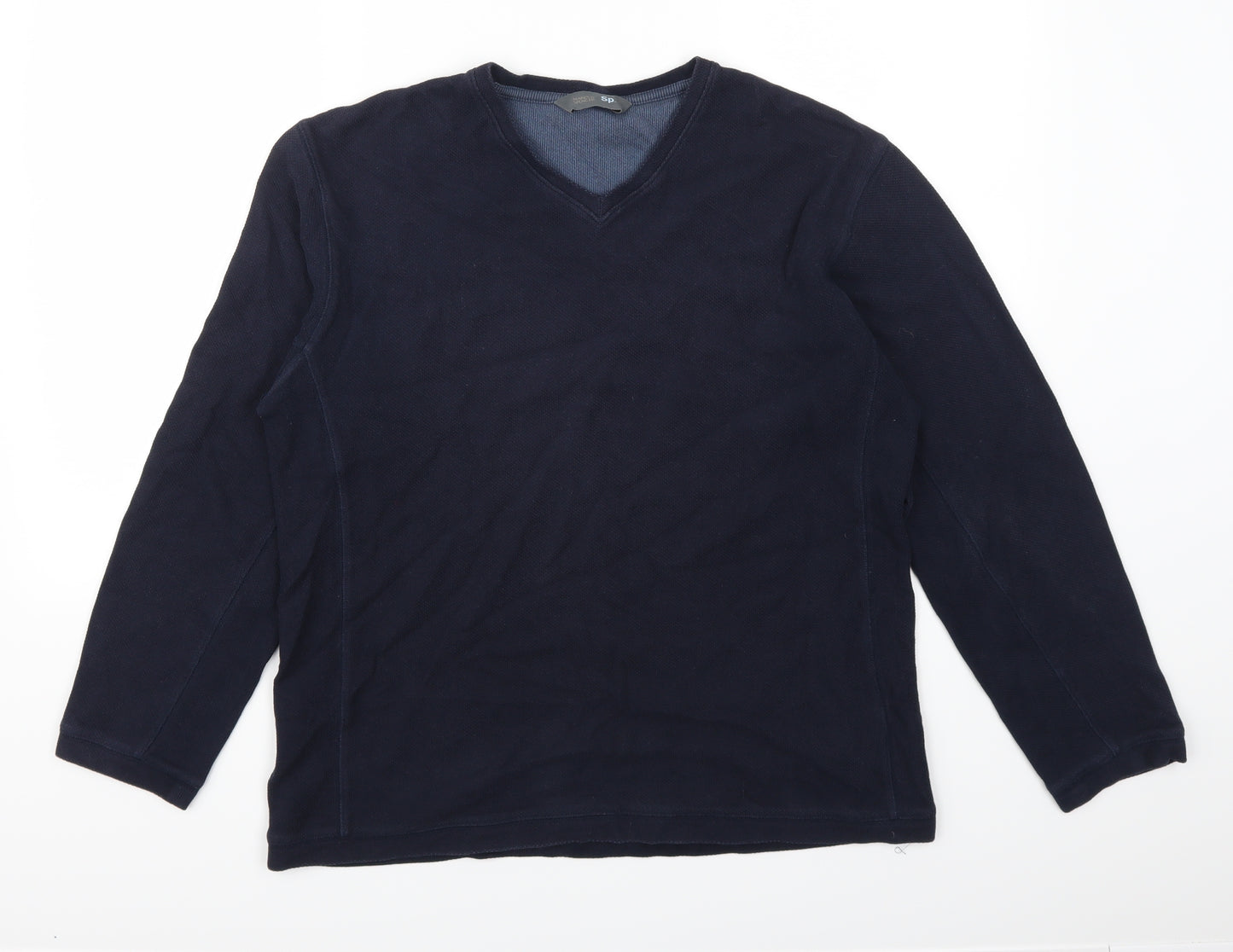 Marks and Spencer Mens Blue   Pullover Sweatshirt Size S