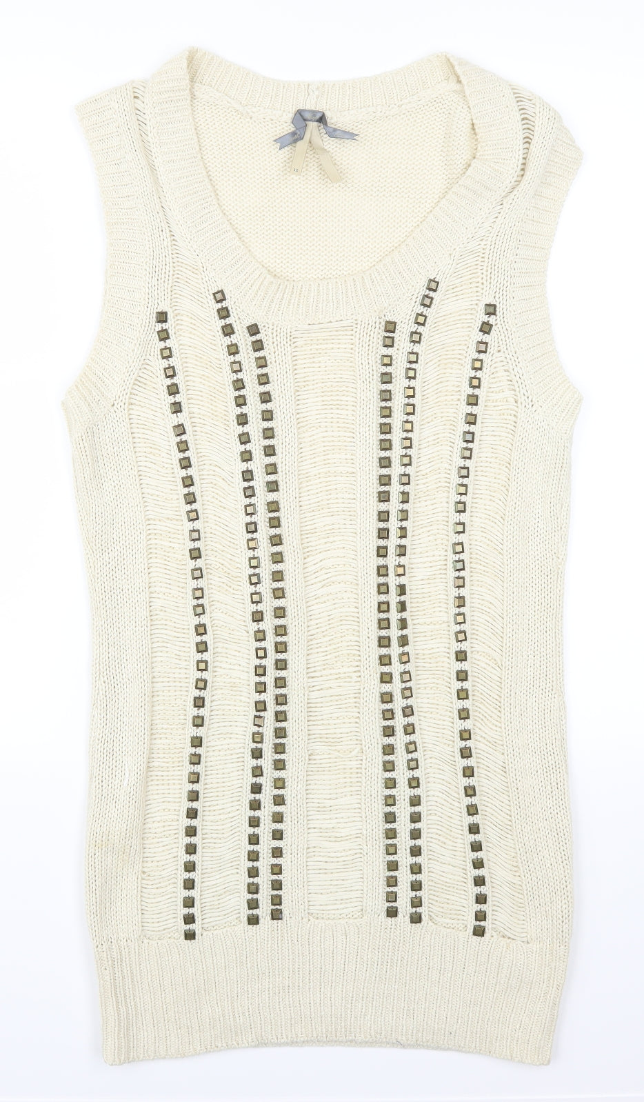 NEXT Womens Beige   Jumper Dress  Size 12