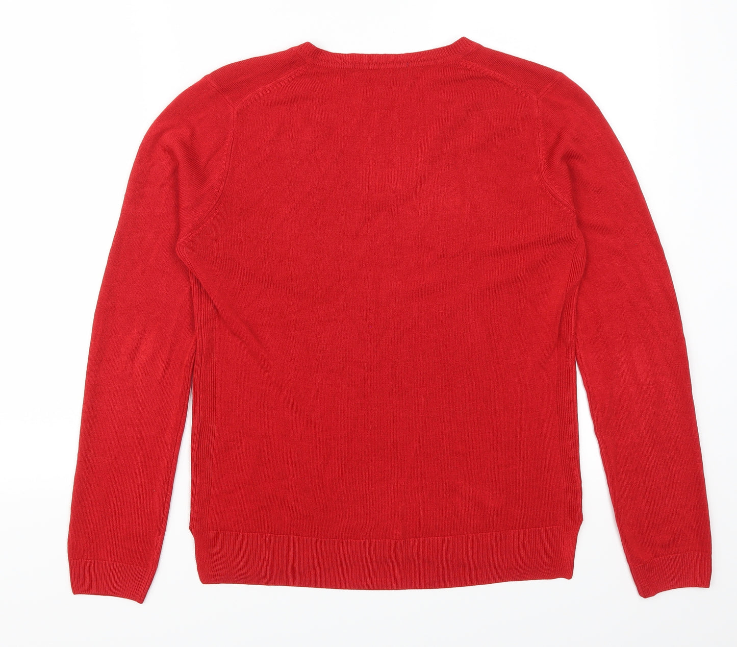 Marks and Spencer Womens Red   Pullover Jumper Size 10