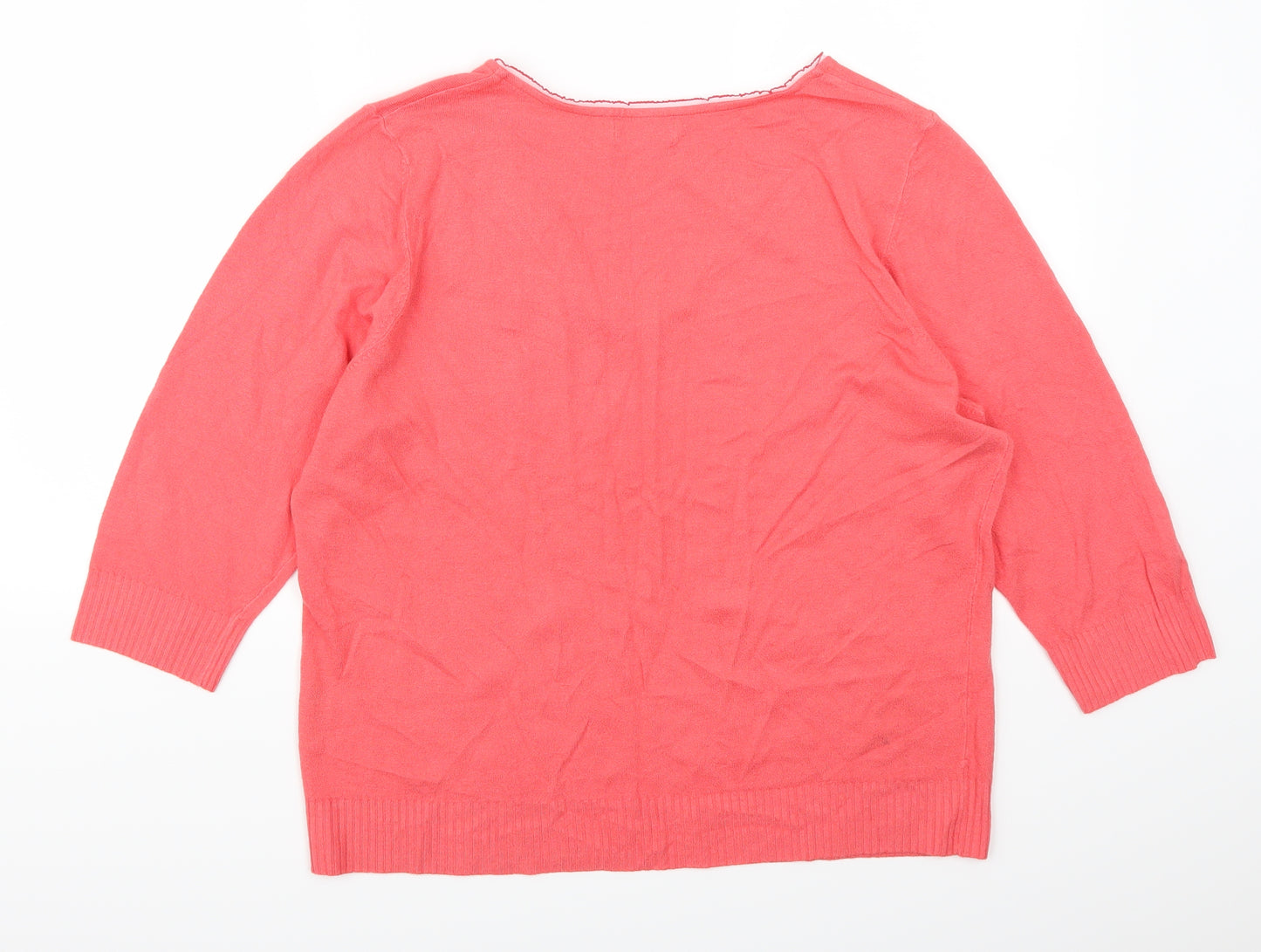 Per Una Womens Pink   Basic T-Shirt Size 20