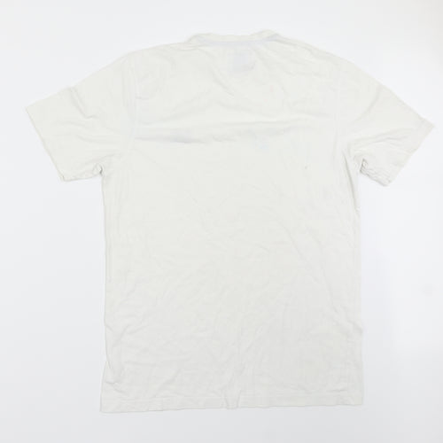 Help and Heroes Mens White    T-Shirt Size M