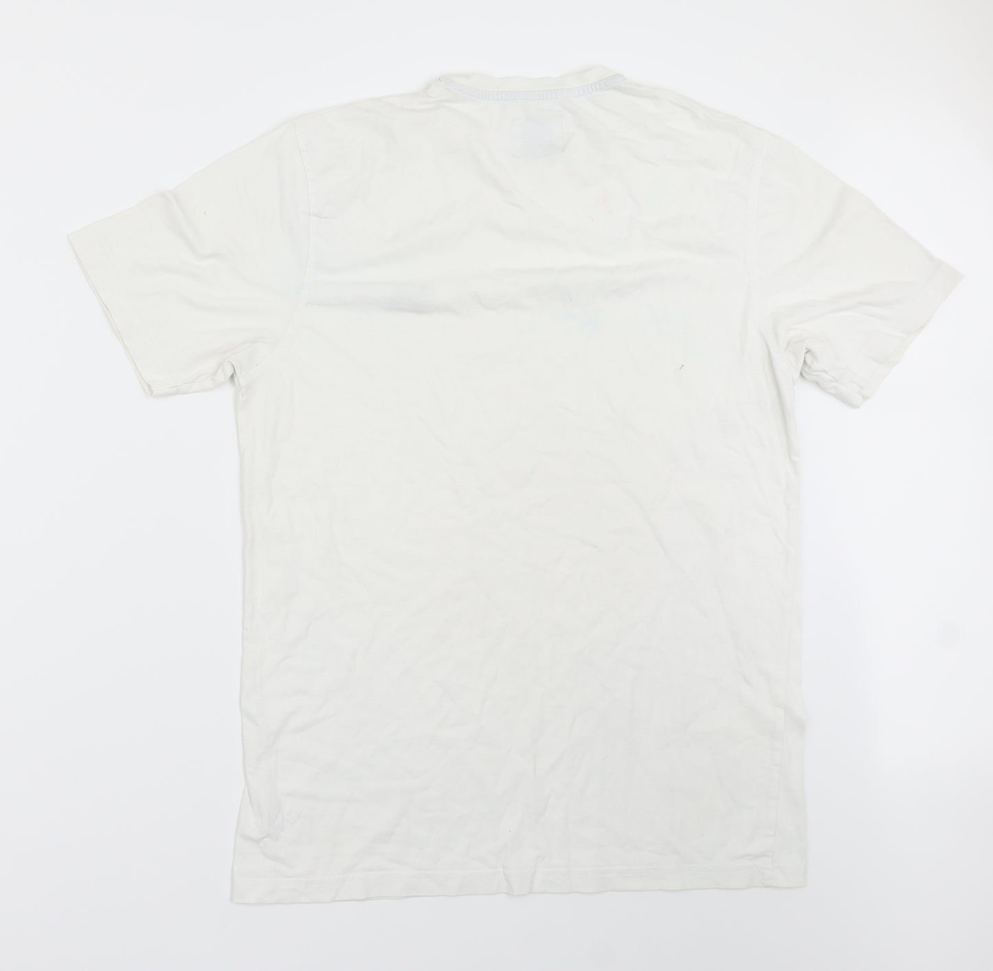 Help and Heroes Mens White    T-Shirt Size M