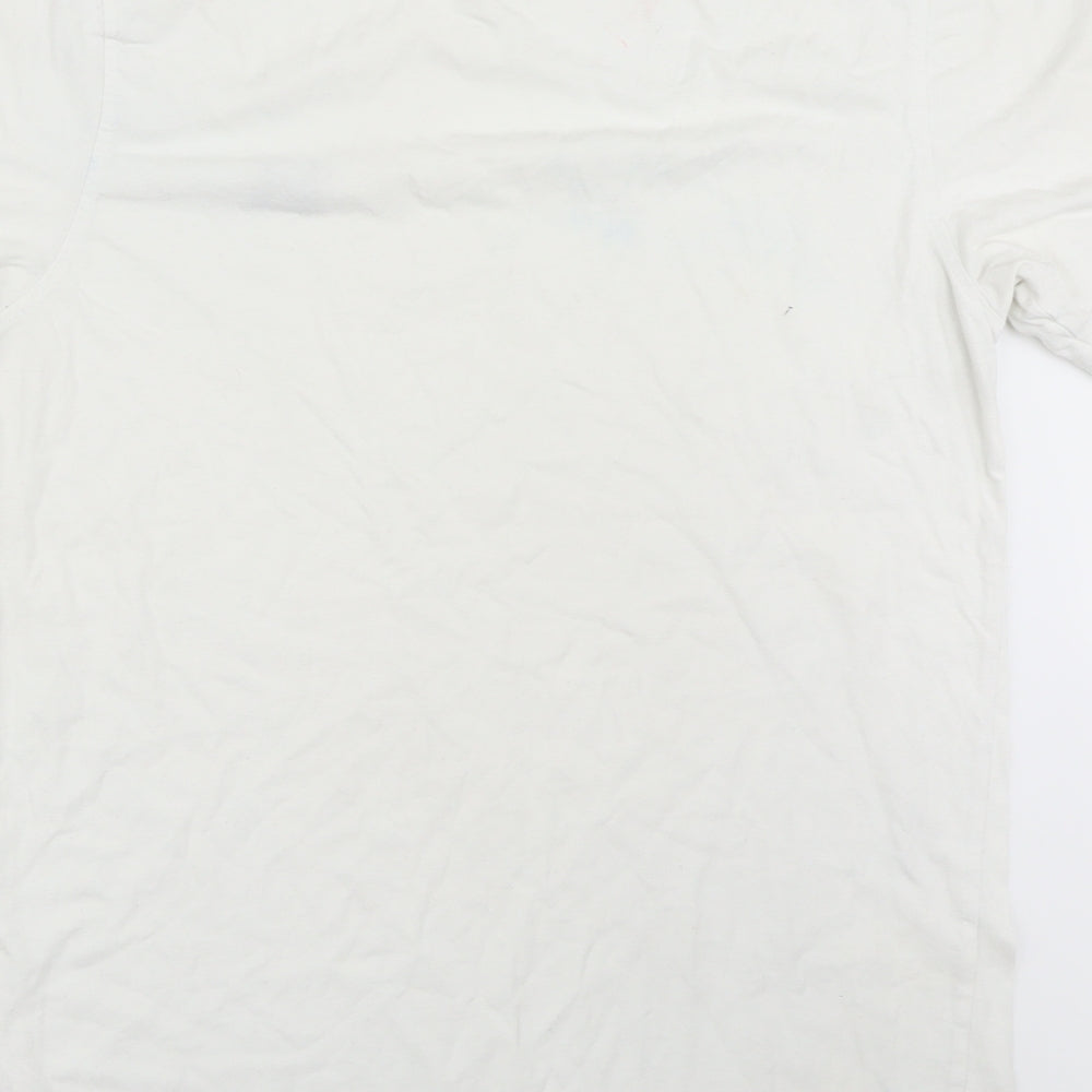 Help and Heroes Mens White    T-Shirt Size M