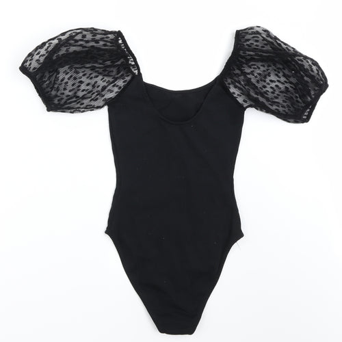 Primark Womens Black   Bodysuit One-Piece Size XS