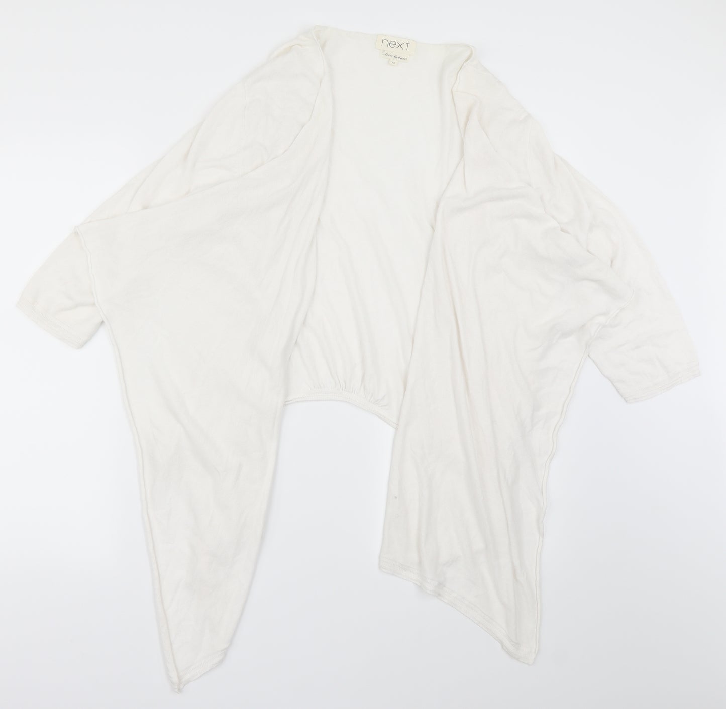 NEXT Womens White   Cardigan Jumper Size 20
