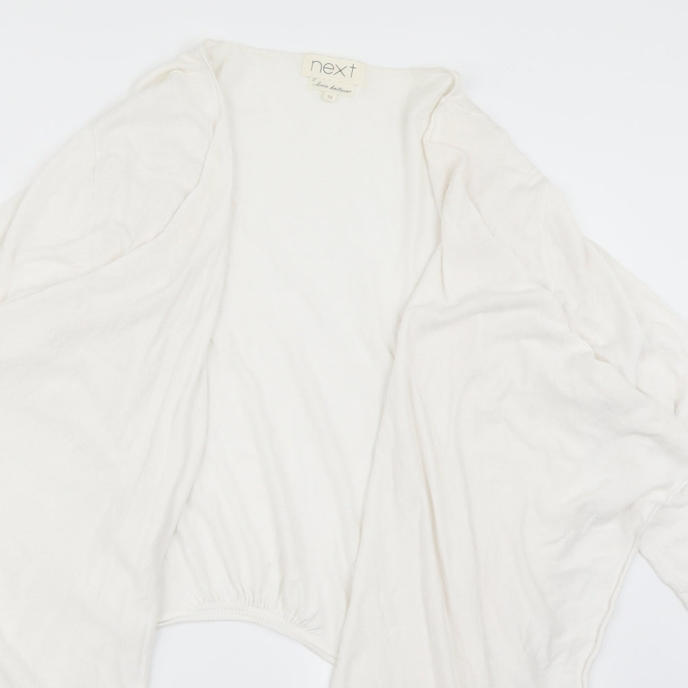 NEXT Womens White   Cardigan Jumper Size 20