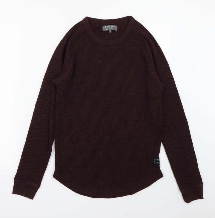 Primark Mens Red Pullover Jumper Size L