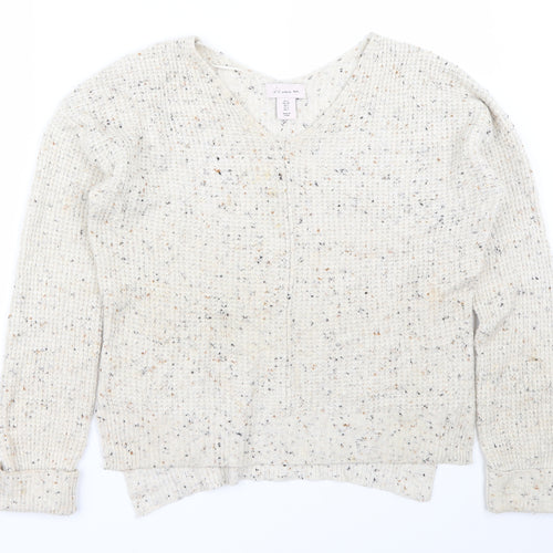 If It Were Me Womens Beige   Pullover Jumper Size S