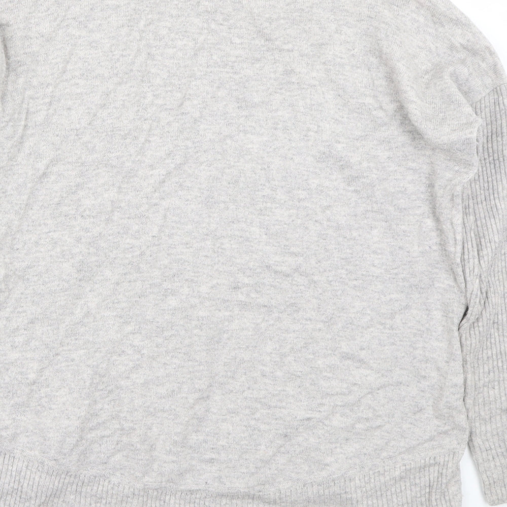 PURE Collection Womens Grey   Pullover Jumper Size 8