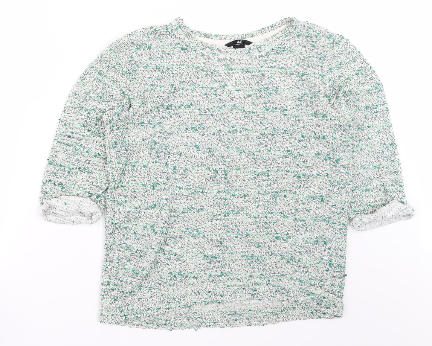 H&M Womens Green   Pullover Jumper Size S