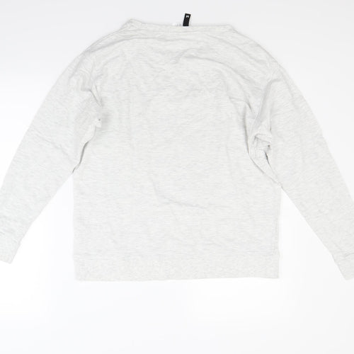 H&M Womens Grey   Pullover Sweatshirt Size M