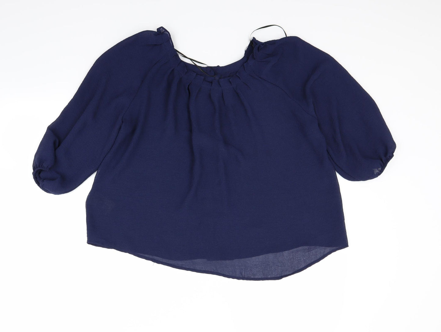 H&M Womens Blue   Basic Blouse Size S