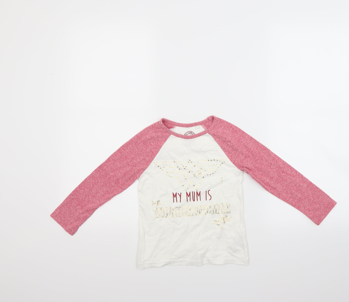 NEXT Girls White  Rayon Pullover Sweatshirt Size 4 Years