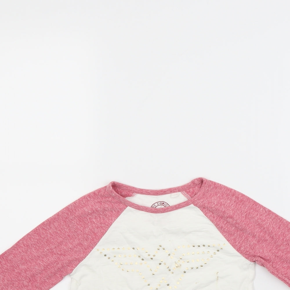 NEXT Girls White  Rayon Pullover Sweatshirt Size 4 Years