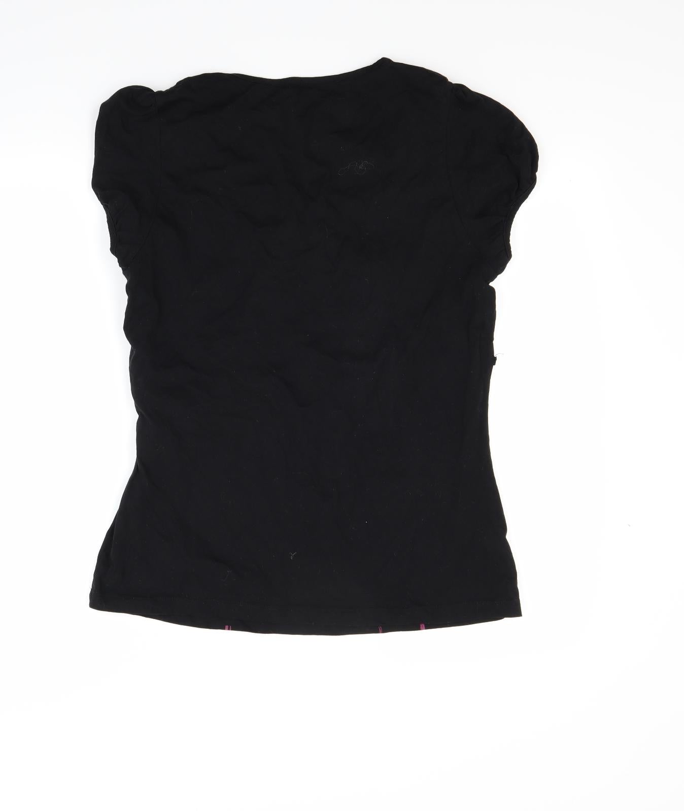 John Rocha Womens Black   Basic T-Shirt Size 14