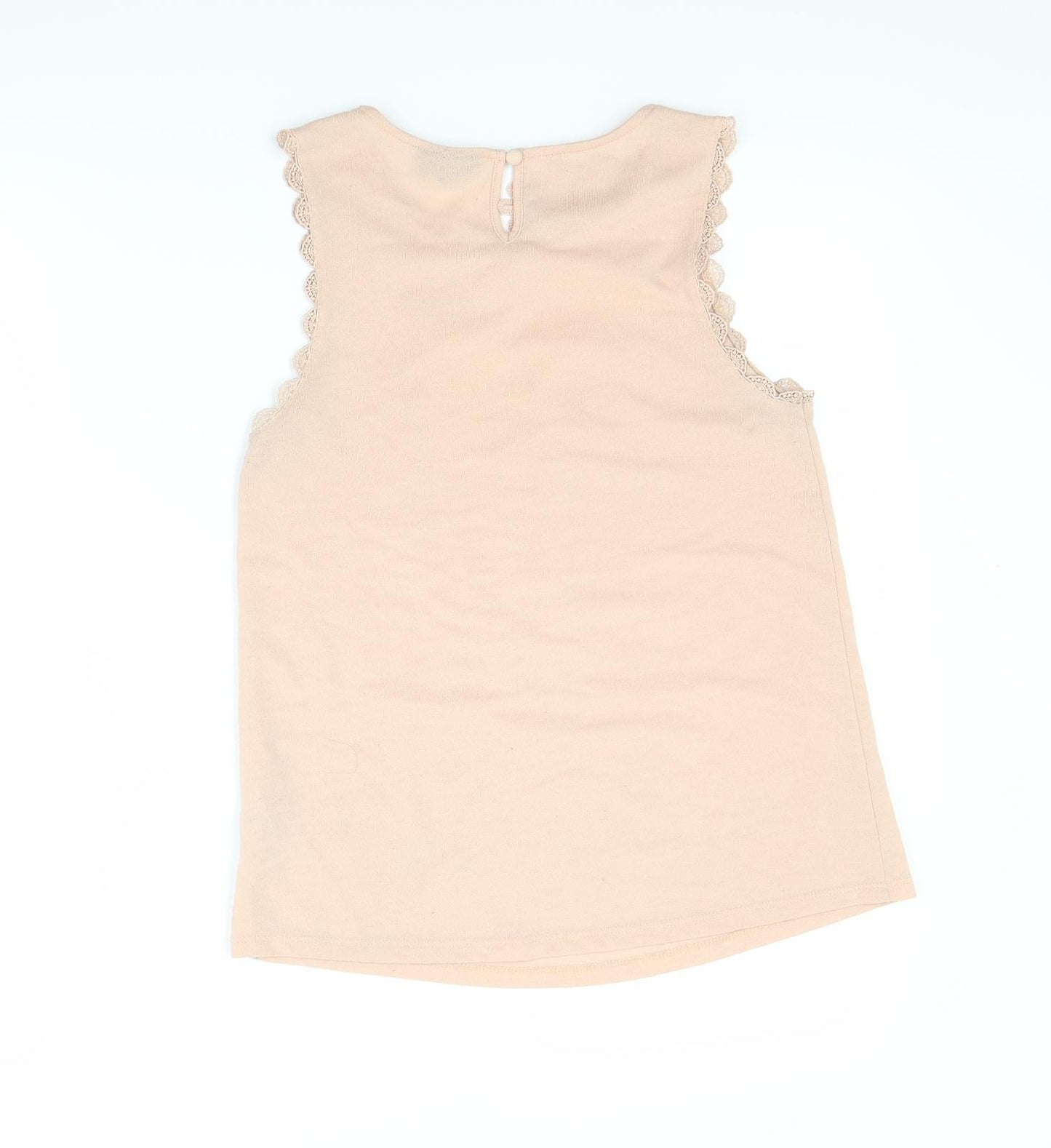 Topshop Womens Beige   Basic Blouse Size 8