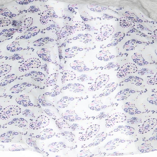 Mia ella Womens Grey Floral  Cardigan Jumper Size S