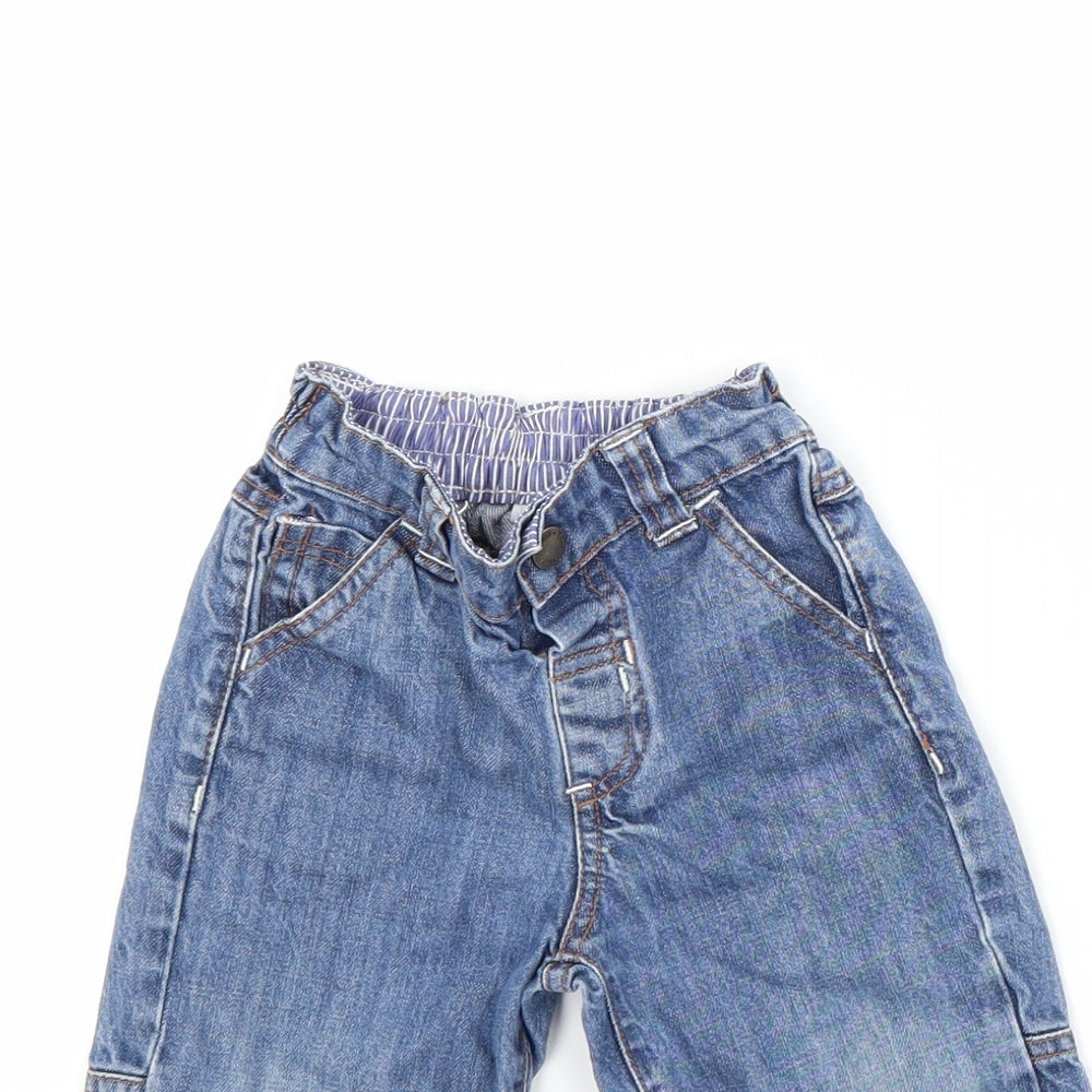 JoJo Maman Bébé  Blue   Capri Jeans Size 6-9 Months