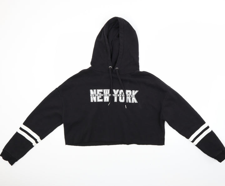 H&M Womens Black Pullover Size M - New york