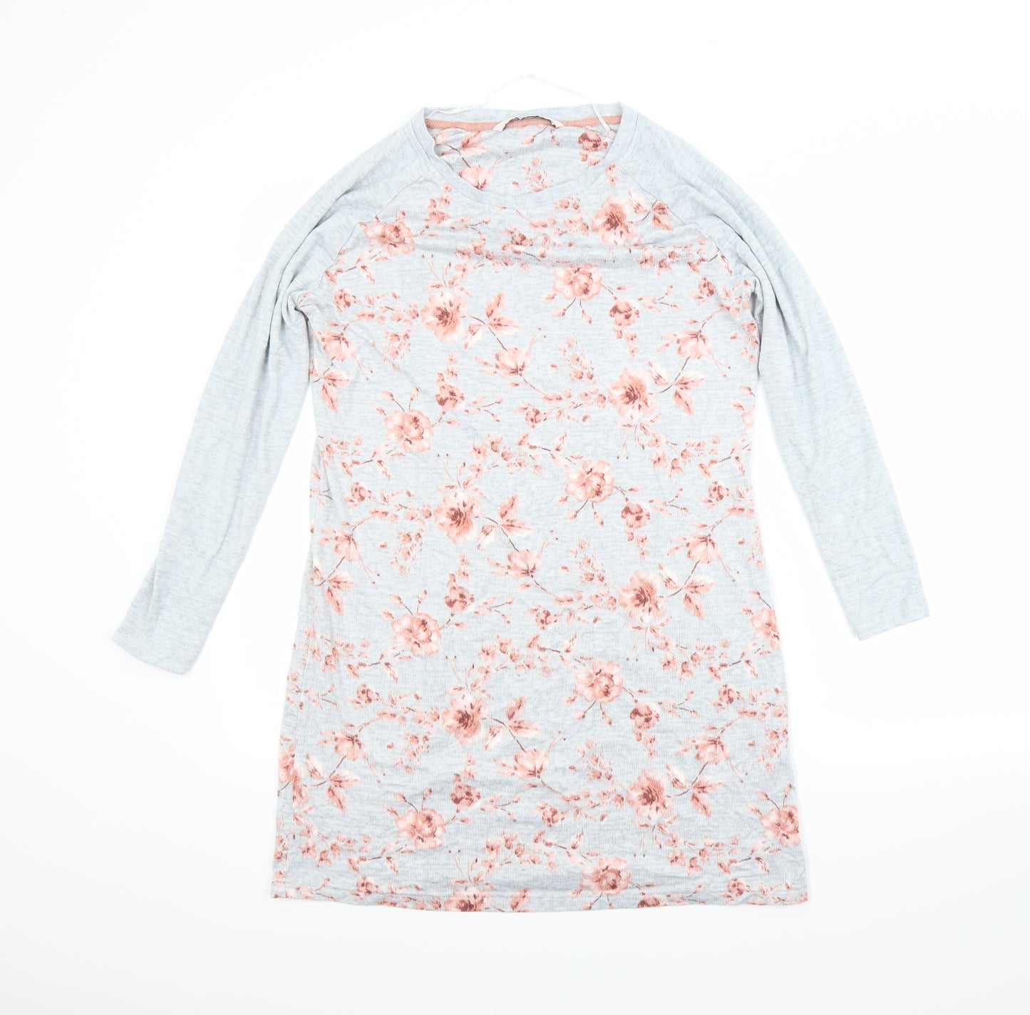 TU Womens Grey Floral  Jumper Dress  Size 12