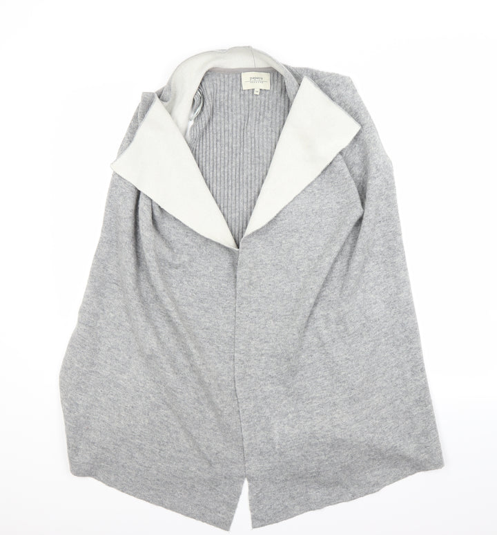Papaya Womens Grey   Shrug Jumper Size M