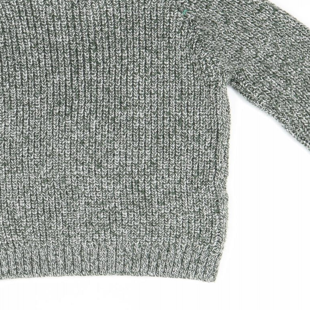 Marks and Spencer Boys Green   Pullover Jumper Size 7-8 Years
